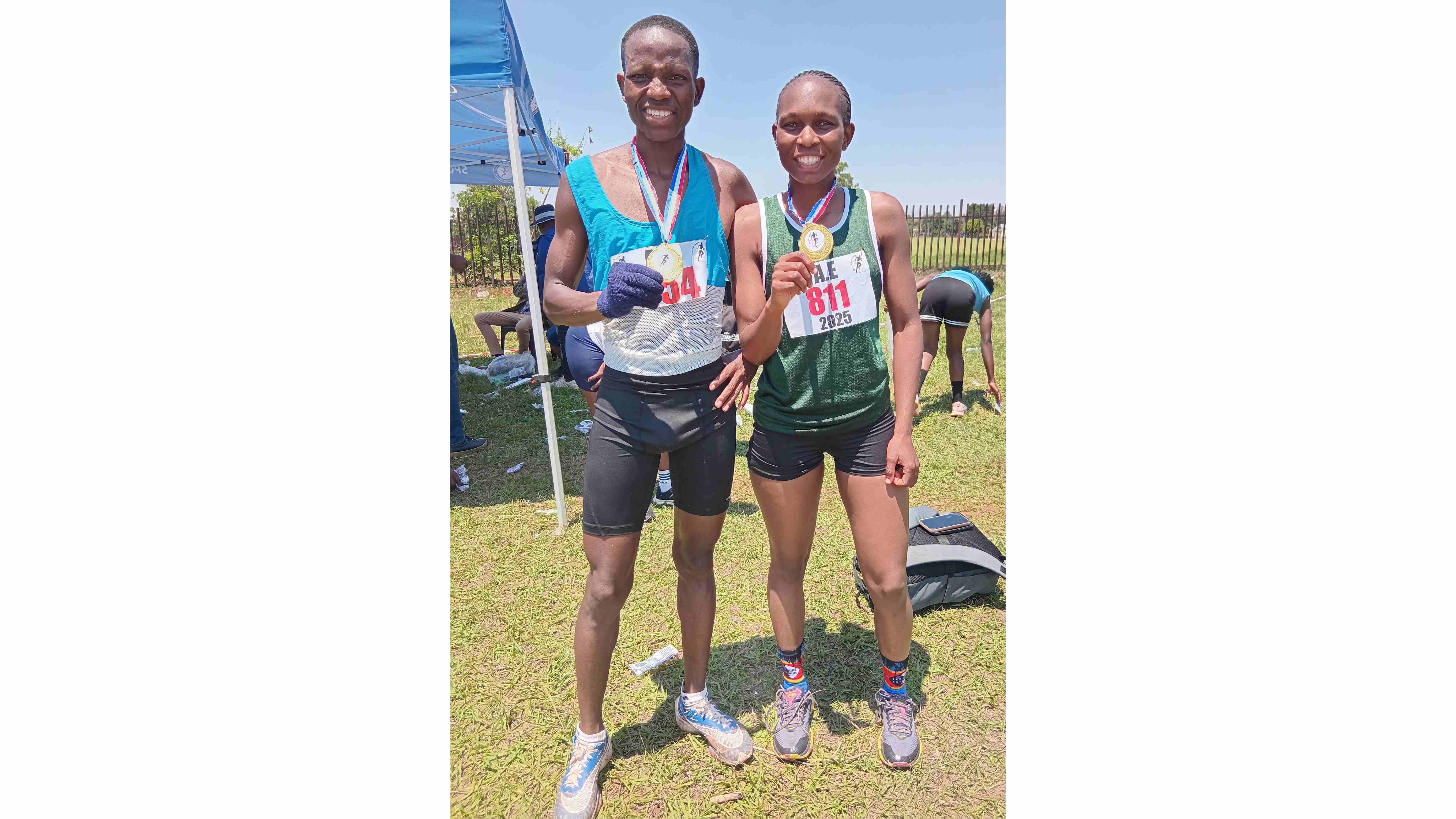 Thobile, Mancoba cross-country champs